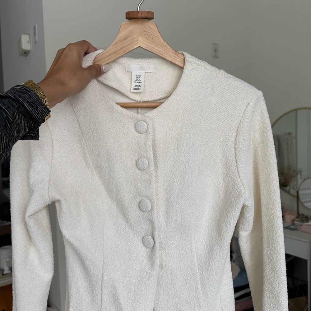 H&M Cream Women's Blazer